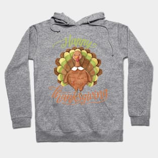 Happy Thanksgiving - cute turkey Hoodie